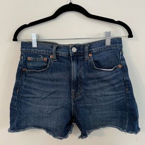 Gap Denim high rise 4” shorts
